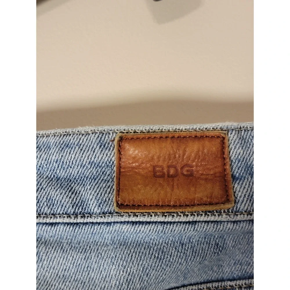 BDG High Rise Baggy‎ Jeans Womens 30w 26L  Blue Straight Girlfriend Cut